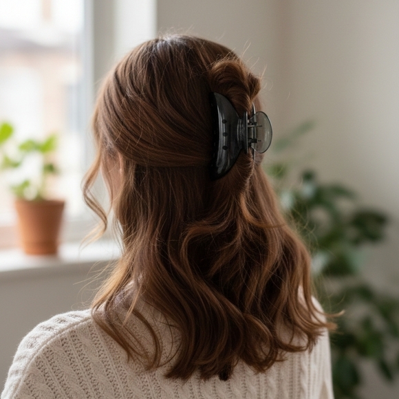 Boutique Accessories - Black Hair Small Claw Clip (New)